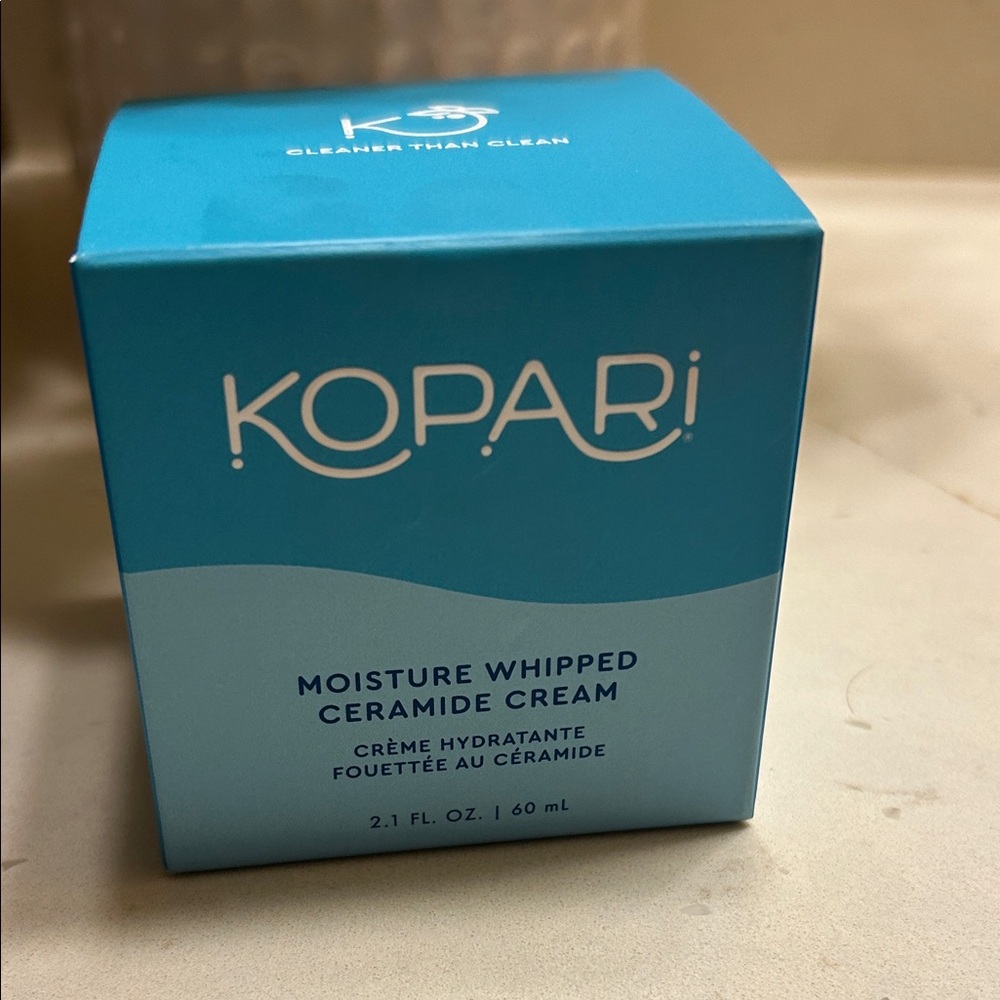 Kopari Ceramide Cream in Blue Packaging